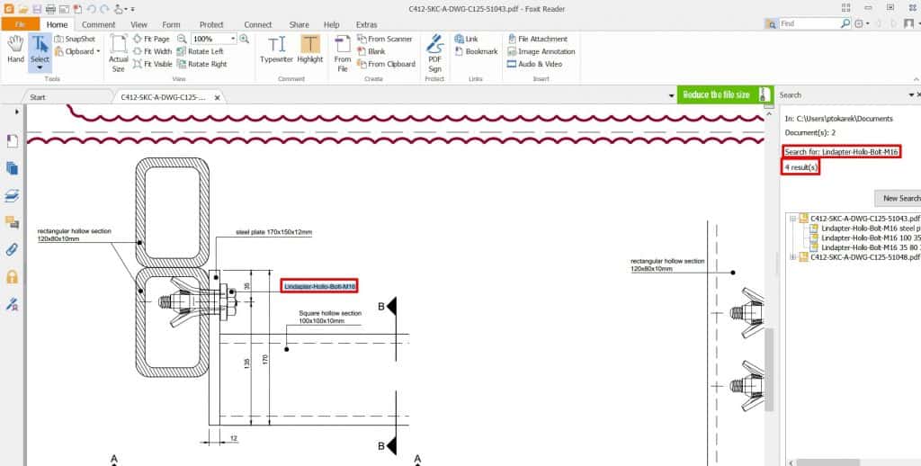 Construction-Management-Software-search-multiple-drawings